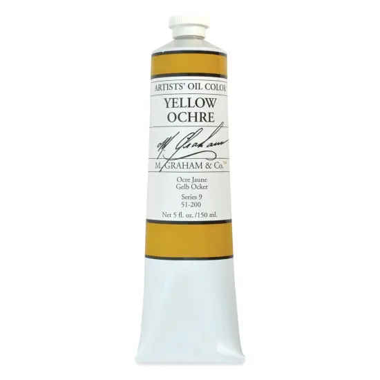 M. Graham Artists' Oil Color - Yellow Ochre, 148 ml tube {1}
