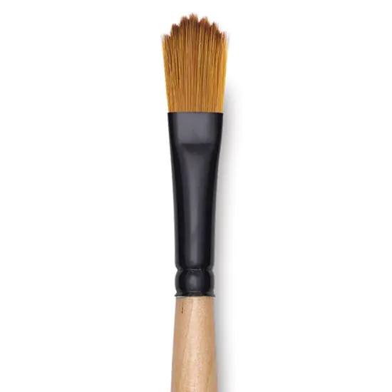 Dynasty Black Gold Brush - Wave Filbert, Short Handle, Size 12 {1}
