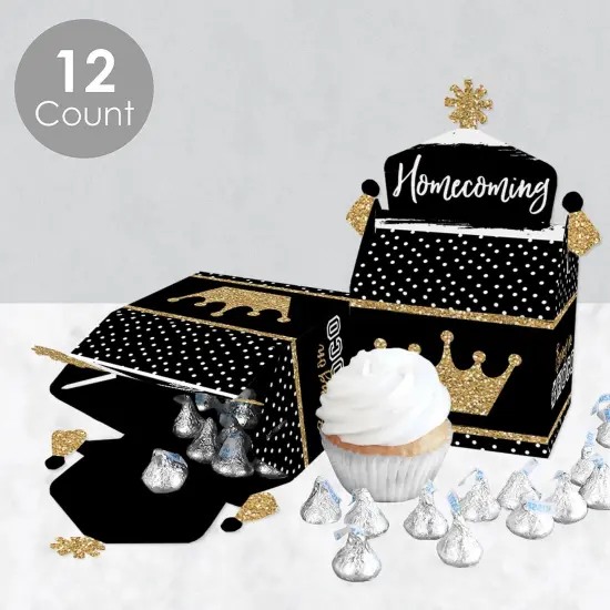 Big Dot of Happiness HOCO Dance - Treat Box Party Favors - Homecoming Goodie Gable Boxes - Set of 12 {4}