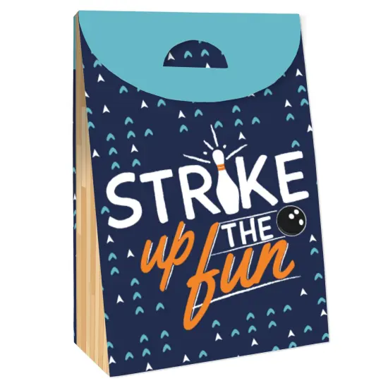 Big Dot of Happiness Strike Up the Fun - Bowling - Birthday or Baby Shower Gift Favor Bags - Party Goodie Boxes - Set of 12 {4}