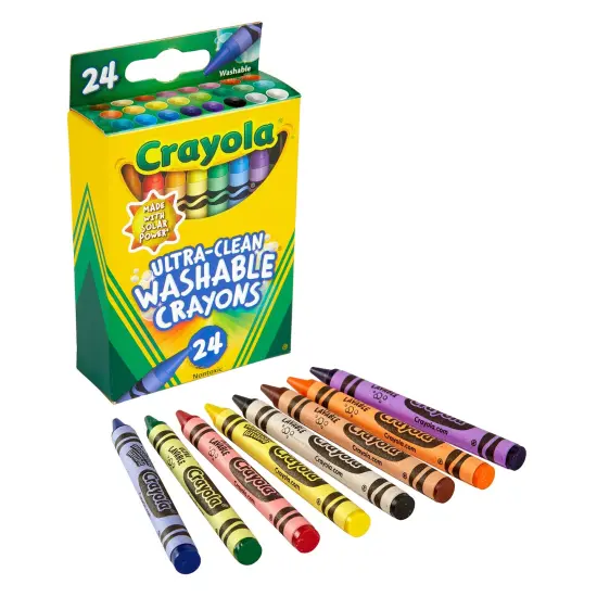 Crayola Washable Crayons-24/Pkg {3}