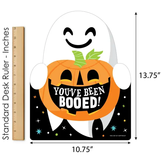 Big Dot of Happiness You've Been Booed - Outdoor Lawn Sign - Ghost Halloween Party Yard Sign - 1 Piece {6}