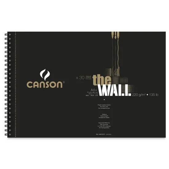 Canson The WALL Sketchbook - 8.26" x 12.36", Wirebound, 30 Sheets {1}