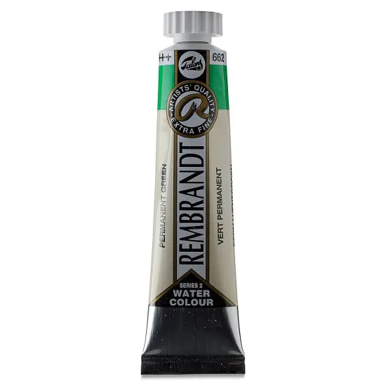 Rembrandt Artist Watercolors - Permanent Green, 20 ml tube {1}