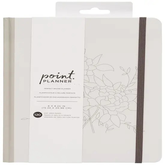 AC Point Planner Perfect Bound Planner 6"X8"-Linework - Dot Grid - 120 Sheets {1}