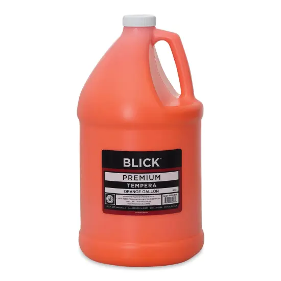 Blick Premium Grade Tempera - Orange, Gallon {1}