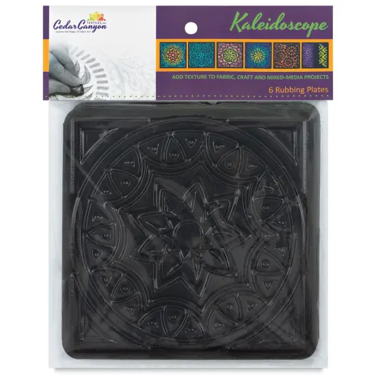 Cedar Canyon Rubbing Plates - Set of 6, Kaleidoscope {1}