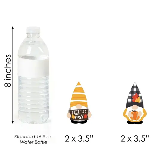 Big Dot of Happiness Fall Gnomes - DIY Shaped Autumn Harvest Party Cut-Outs - 24 Count {6}