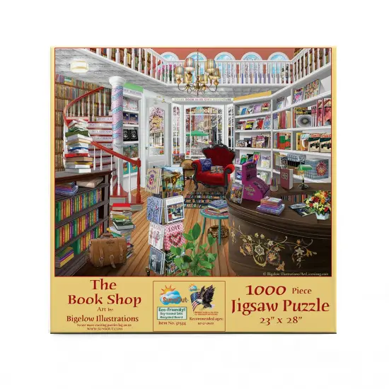 Sunsout The Book Shop 1000 pc Jigsaw Puzzle 31534 {4}