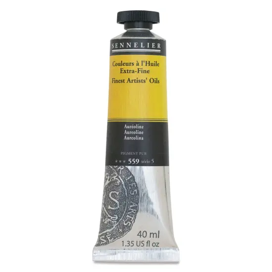 Sennelier Artists' Extra Fine Oil Paint - Aureoline, 40 ml tube {1}