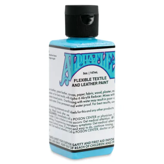 Alpha6 AlphaFlex Textile and Leather Paint - Light Blue, 147 ml, Bottle {1}