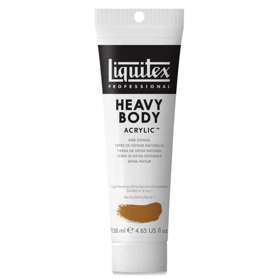 Liquitex Heavy Body Artist Acrylics - Raw Sienna, 4.65 oz Tube {1}