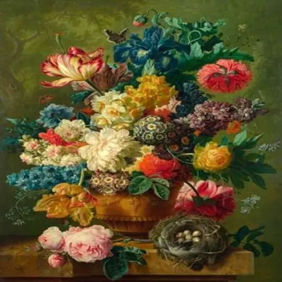 Composition of Flowers in a Vase Poster Print by Ambrosius Bosschaert the Elder - Item # VARPDX3AA2733 {1}
