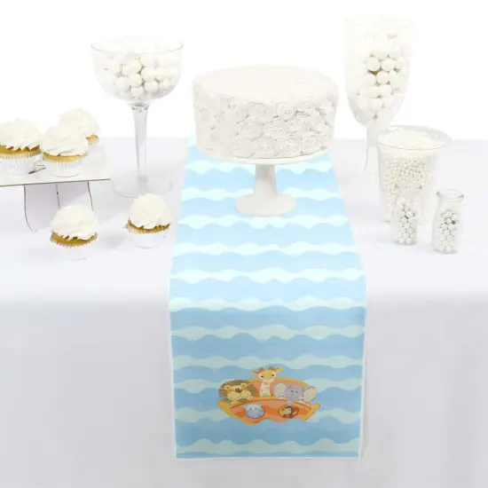Big Dot of Happiness Noah's Ark - Petite Baby Shower Paper Table Runner - 12 x 60 inches {3}