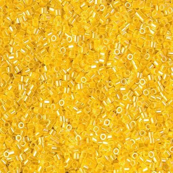 Miyuki Delica Bead 15/0, DBS1562, Opaque Canary Luster {1}