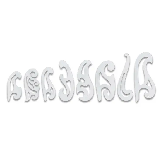 Westcott Set of French Curves, Set of 8 {1}