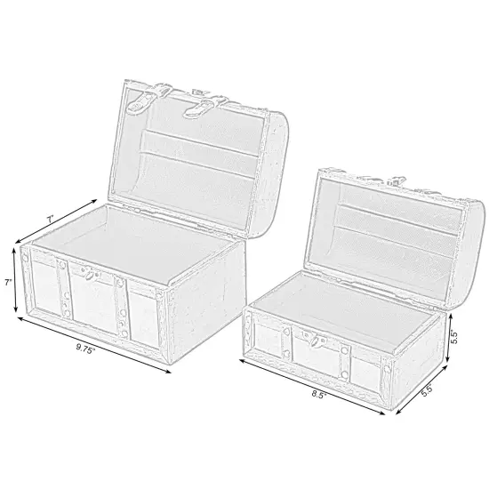 Decorative Leather Treasure Boxes {6}