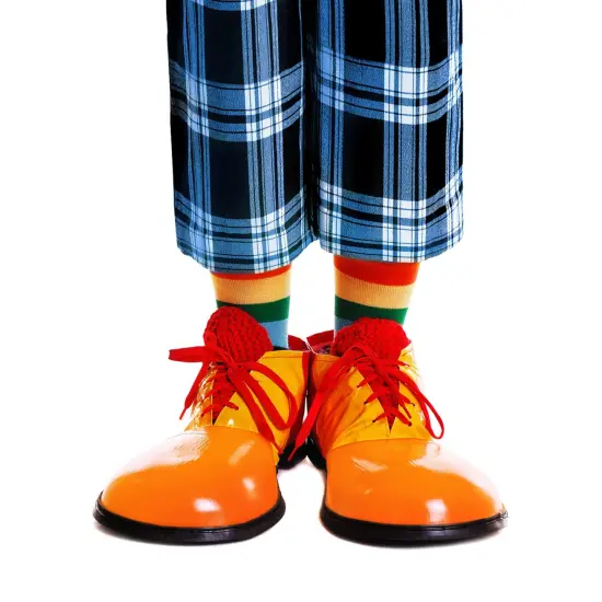 Colorful Rainbow Striped Socks - Over The Knee Clown Striped Costume Accessories Thigh High Stockings for Men, Women and Kids {4}