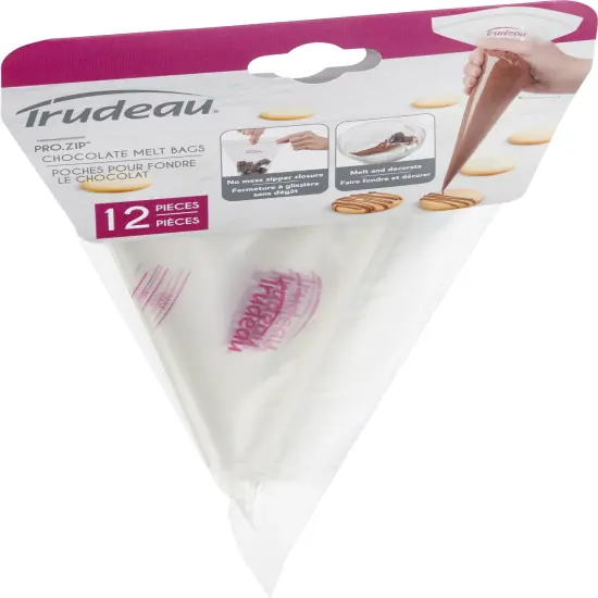 Trudeau Pro Zip Chocolate Melt Bags-12" {3}