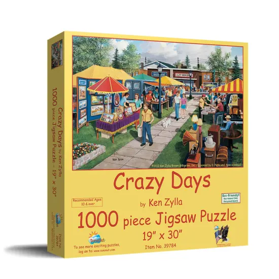 Sunsout Crzy Days 1000 pc Jigsaw Puzzle 39784 {3}