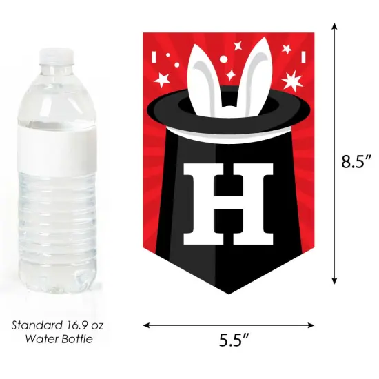 Big Dot of Happiness Ta-Da, Magic Show - Magical Birthday Party Bunting Banner - Birthday Party Decorations - Happy Birthday {4}