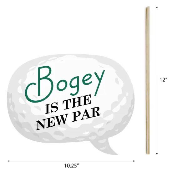 Big Dot of Happiness Par-Tee Time - Golf - Photo Booth Props Kit - 20 Count {7}