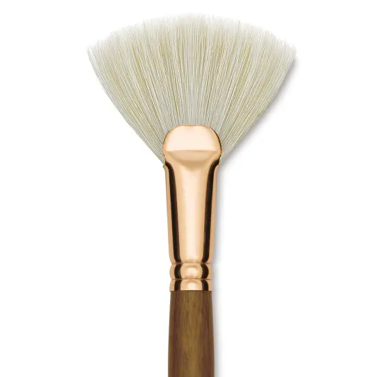 Princeton Best Natural Bristle Brush - Fan, Long Handle, Size 12 {1}