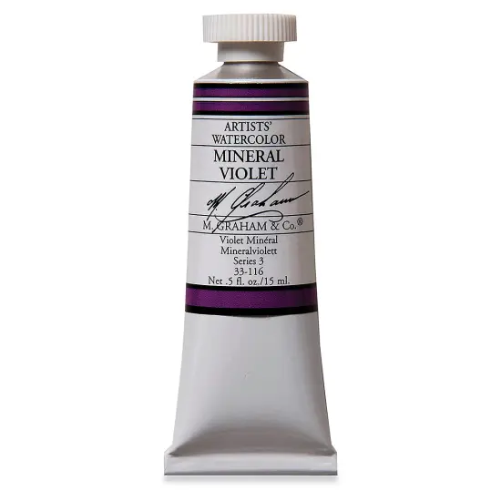 M. Graham Artists' Watercolor - Mineral Violet, 15 ml Tube {2}