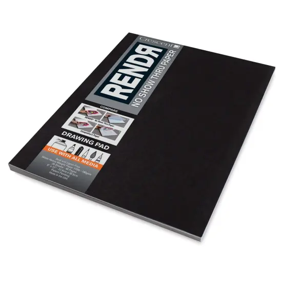 Crescent Rendr Tape Bound Sketch Pad - 9" x 12", 110 lb, 30 Sheets {2}