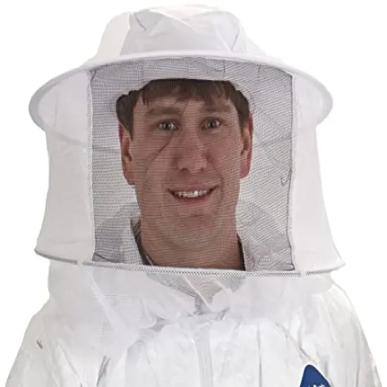 Little Giant Farm and Ag HVEIL White Beekeeping Veil with Hat {1}