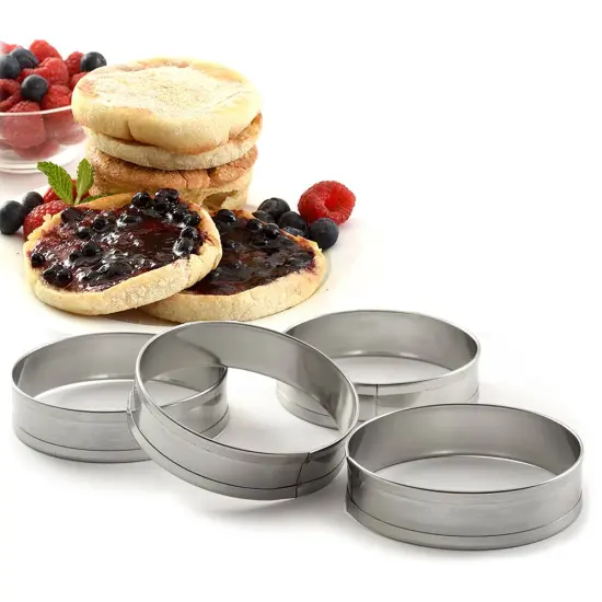 English Muffin Rings (Set of 4) {3}