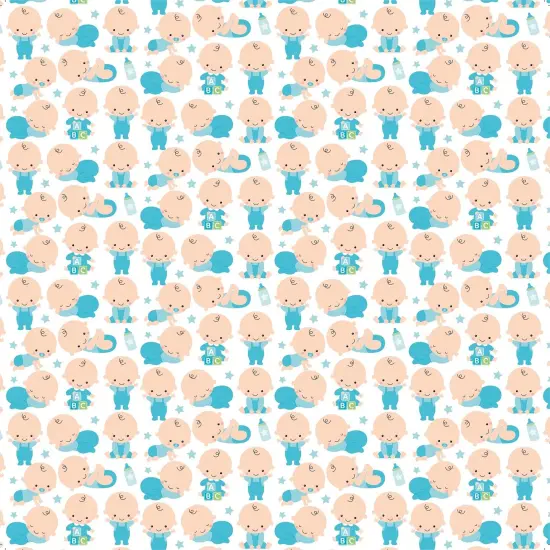 Little Birdie Little Miracle Cardstock Pack 6"X6" 24/Pkg-Baby Boy {4}