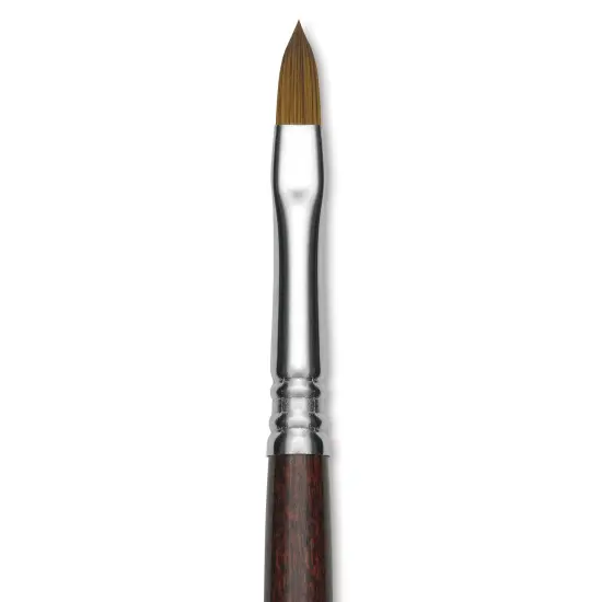 Escoda Prado Tame Synthetic Brush - Filbert, Short Handle, Size 6 {1}