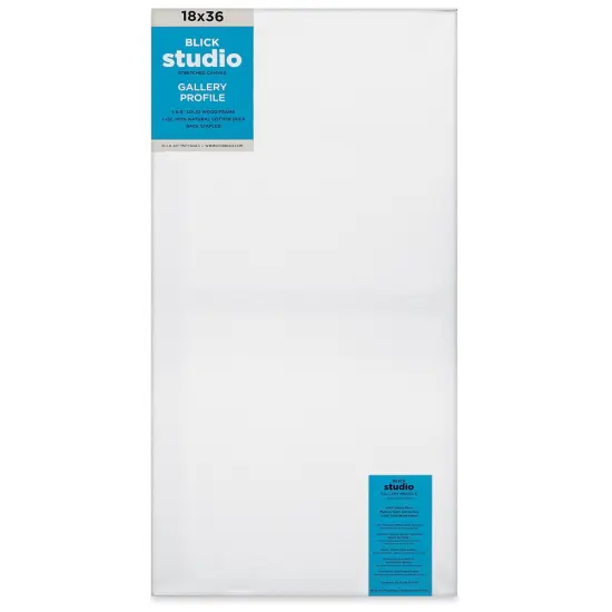 Blick Studio Stretched Cotton Canvas - Gallery Profile, 18" x 36" {1}