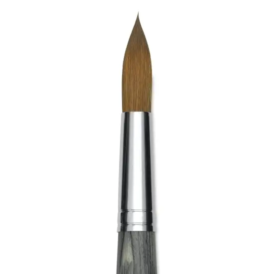 Da Vinci Colineo Synthetic Kolinsky Sable Brush - Round, Size 24, Short Handle {1}