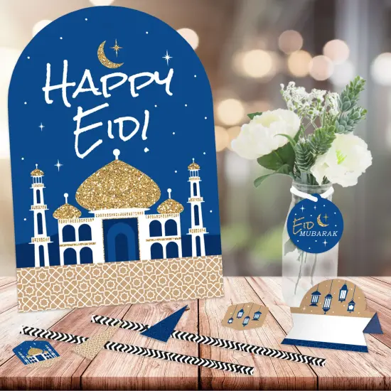 Big Dot of Happiness Eid Mubarak - DIY Happy Eid Party Signs - Ramadan Snack Bar Decorations Kit - 50 Pieces {3}