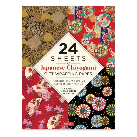 Gift Wrapping Paper Packs, Chiyogami, Pkg of 24 {1}