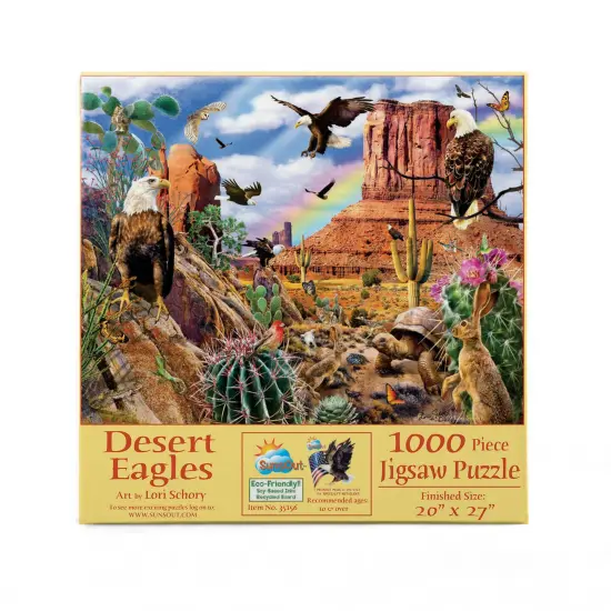 Sunsout Desert Eagles 1000 pc Jigsaw Puzzle 35156 {3}