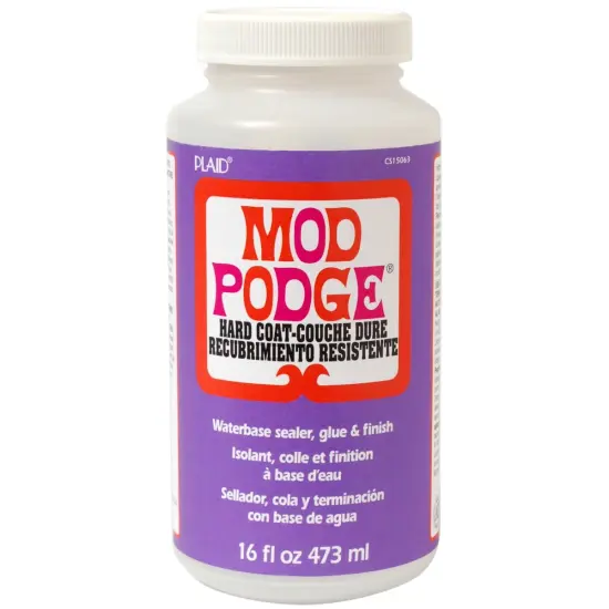 Multipack of 3 - Mod Podge Satin Hard Coat Finish-16oz {2}