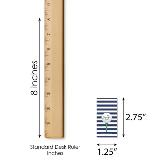 Big Dot of Happiness Par-Tee Time - Golf - Mini Candy Bar Wrapper Stickers - Birthday or Retirement Party Small Favors - 40 Count {6}