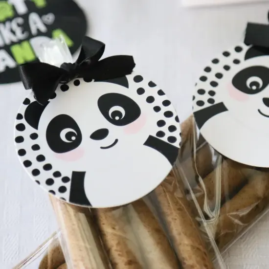 Big Dot of Happiness Party Like a Panda Bear - Baby Shower or Birthday Party Favor Gift Tags (Set of 20) {6}