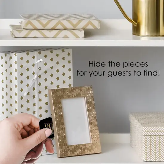 Big Dot of Happiness Roaring 20&rsquo;s - 1920s Art Deco Jazz Party Scavenger Hunt - 1 Stand and 48 Game Pieces - Hide and Find Game {4}