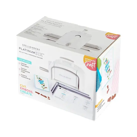 Spellbinders Platinum 6.0 Cut & Emboss Machine-White {1}