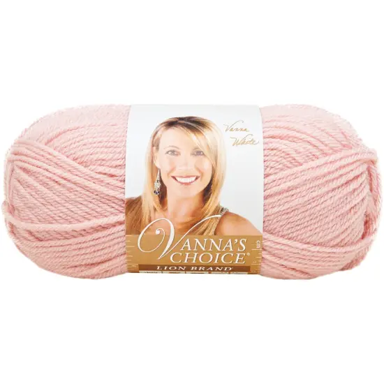 (12 Pack) Lion Brand Vanna's Choice Yarn - Pink {2}