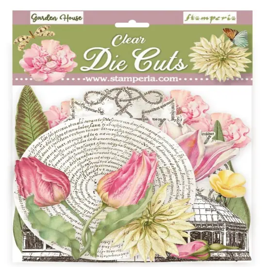 Stamperia Clear Die-Cuts-Romantic Garden House {1}