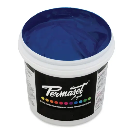 Permaset Aqua Fabric Ink - Blue B, Liter {1}