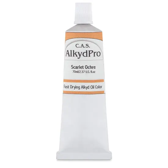 CAS AlkydPro Fast-Drying Alkyd Oil Color - Scarlet Ochre, 70 ml tube {1}