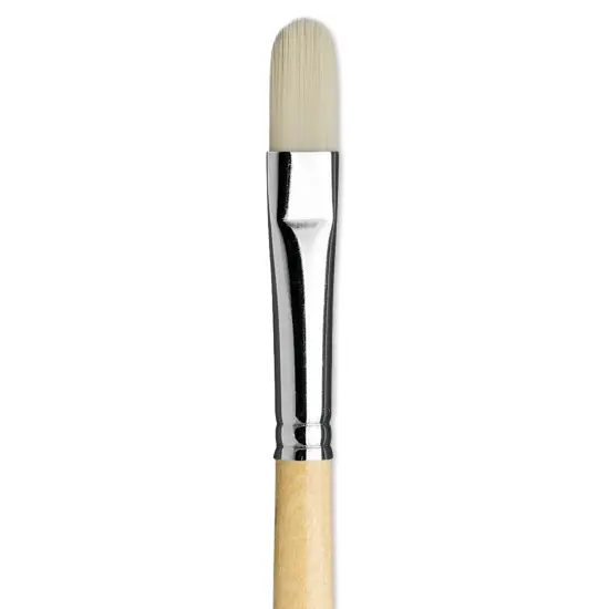Da Vinci Top Acryl Synthetic Brush - Filbert, Long Handle, Size 8 {1}
