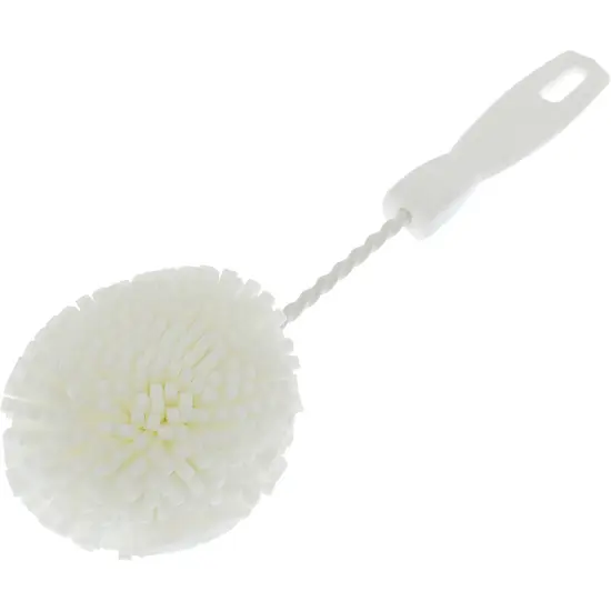 Brushtech Round End Dish Foam Cleaning Brush Ergonomic Handle 10.25 inch {1}