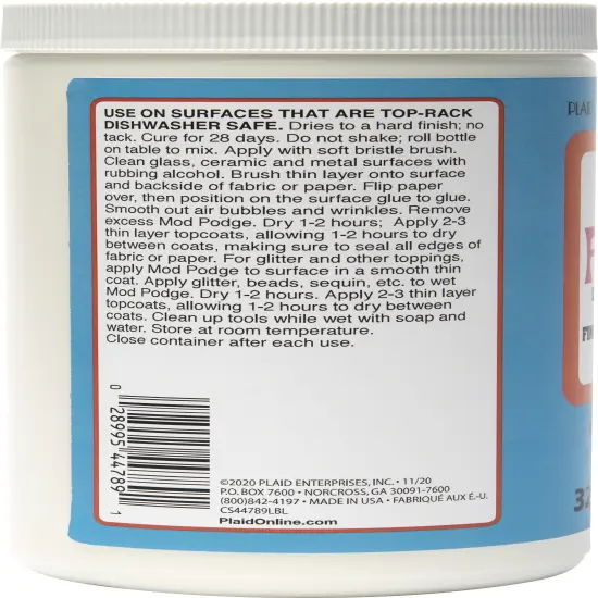 Plaid Mod Podge Dishwasher Safe Gloss-32oz {2}